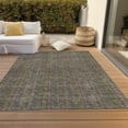 thumbnail image 6 of Addison Rugs Chantille Indoor/Outdoor Transitional Stripes Taupe Washable Rectangle Rug, 9' x 12', 6 of 6
