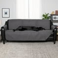 thumbnail image 2 of FurHaven Pawprint Non-Skid Sofa and Chair Furniture Protector for Dogs and Cats - Large Sofa, Gray, 2 of 12