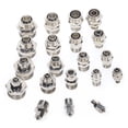 thumbnail image 1 of Pneumatic Connector,Air Fitting Fast Push 4 6 8 10 12mm Hose Fast Twist Air Lock Nut Pass-through Fittings 1/8" 1/4" 3/8" ,Easy to Install, 1 of 6