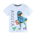 thumbnail image 2 of Bjutir Summer T-Shirts For Boys Toddler Girls Short Sleeve Cartoon Dinosuar Prints T Shirt Tops Clothes For 3-4 Years, 2 of 6