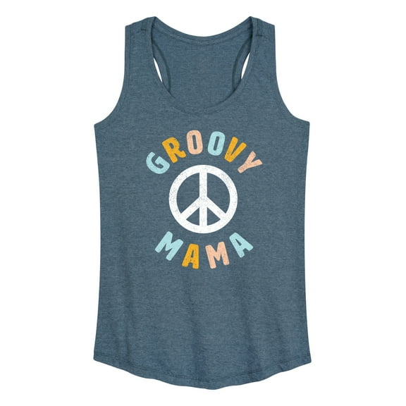 Instant Message - Groovy Mama - Women's Racerback Tank Top
