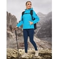 thumbnail image 6 of Little Donkey Andy Women's Insulated Hooded Hiking Jacket, Lightweight Puffer Warm Jacket with Synthetic Insulation Blue M, 6 of 6