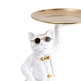 thumbnail image 3 of Bulldog Desk Storage Tray Statue Beautiful Handcrafted Resin Bulldog Storage Key Tray for Home Porch, 3 of 5