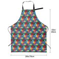 thumbnail image 6 of Goofa Funny Owls Printed Waterproof Apron 33" Chef Aprons for Men Heavy Duty Chemical Work Apron Adjustable Bib Apron, 6 of 9