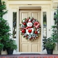 thumbnail image 6 of Loyerfyivos Winter Christmas Day Photo Background Party Decoration Door Curtain Hanging Cloth Flag, 6 of 6
