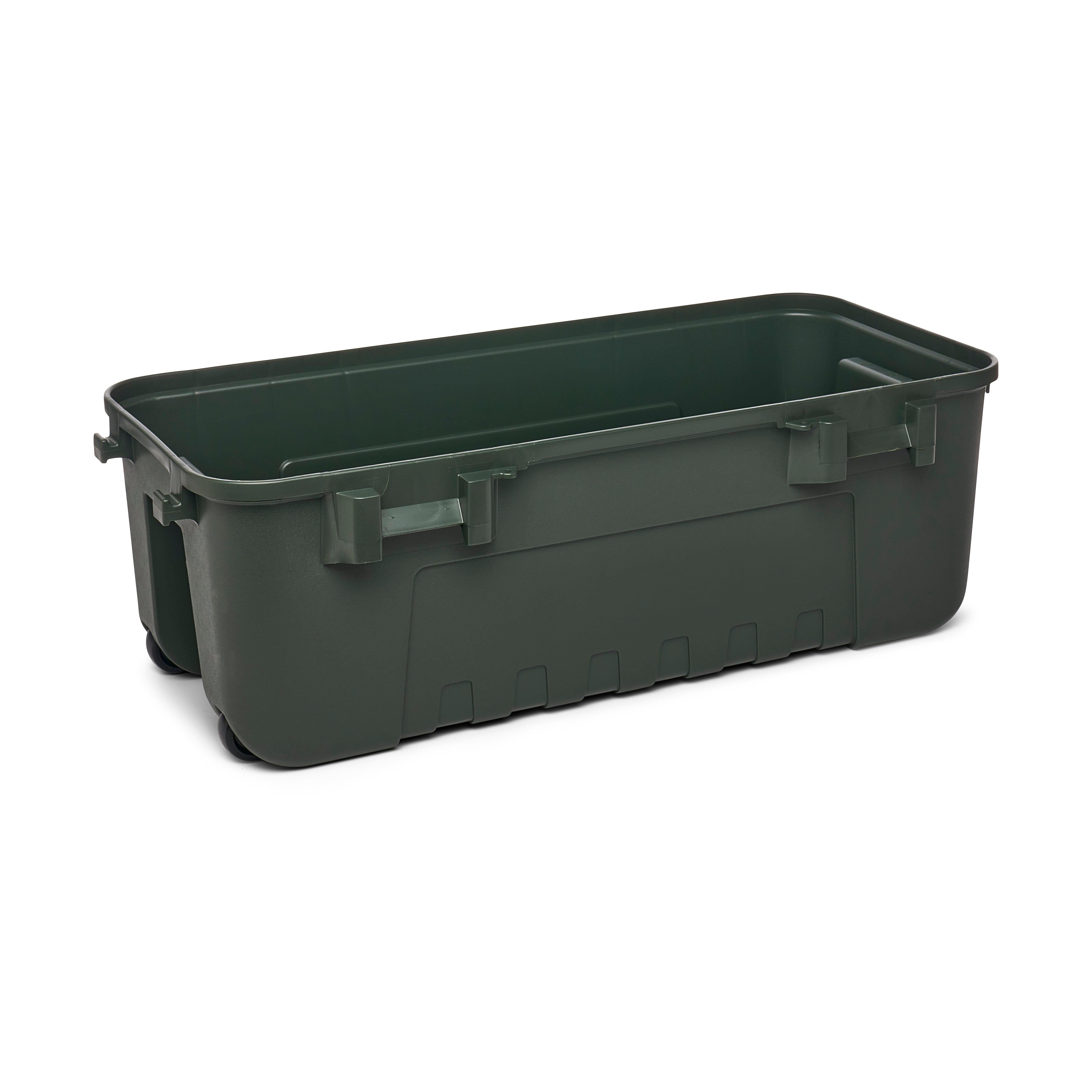 Storage Case Plano Hinged Sportsman's Trunk Large OD Green 95x34