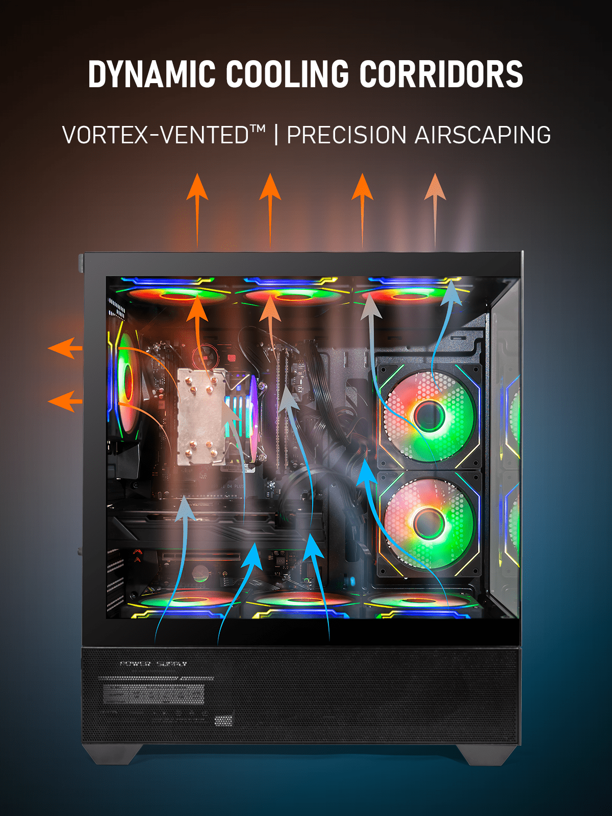 Gaming PC Desktop,AMD Ryzen 7 5800X, NVIDIA RTX 2080 8GB, 16GB DDR4 RAM, 1TB SSD,WiFi6 BT5.4,9X ARGB FAN,Windows 11 Pro,Custom Computer for Gaming/Office/Streaming, Plug-and-Play