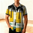 thumbnail image 5 of Yievot Hawaiian Shirt for Men Graphic Printed Casual Short Sleeve Button Down Shirts Summer Beach Floral Shirts, 5 of 7
