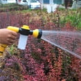 thumbnail image 4 of Pistola De Agua De Jardín Pistola De Espuma De Lavado De Autos Portátil Pistola 8 Modos Con Contenedor De Almacenamiento De Espuma Mango Ergonómico Para Riego De Flores De Jardín Lavado De Autos Noticed HA013785-00, 4 of 7