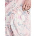 thumbnail image 6 of Joyspun Women’s Bridal Satin Short Sleeve Top and Shorts Pajama Set, Sizes XS-3X, 6 of 7