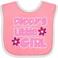 thumbnail image 3 of Inktastic Daddy's Little Girl Girls Baby Bib, 3 of 4