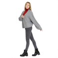 thumbnail image 2 of Sweater Para Mujer Gris Jaspe Corte Holgado Abierto Casual Comodo 330695 gris G INCÃGNITA 330695, 2 of 5