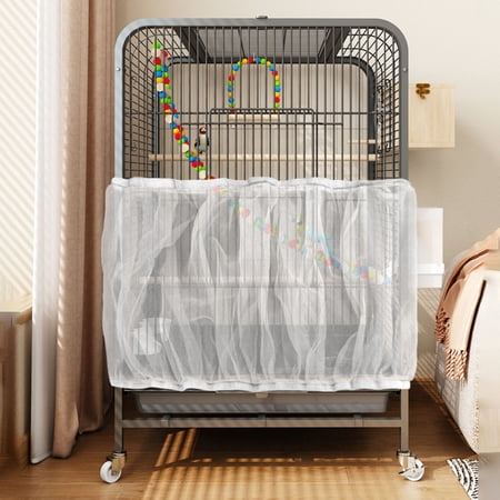 Medium Breathable Mesh Bird Cage Cover Aviary Netting Parrot Accessories Pet Supplies
