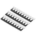 thumbnail image 3 of Terminal Block Barrier Strip, PVC and Brass Barrier Block Terminal Strip Fork Type Terminal Stripe with 10Pcs for Household Appliances, 3 of 7