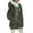 06# Army Green, variant on Winter Jacket Women Plus Size Fuzzy Fleece Jackets Long Coat Light Casual Fall Outerwear with Faux Fur Hood Light Blue 2XL