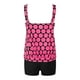thumbnail image 5 of MKLEKYY Trajes De Baño Mujer Short Women High Waisted Bikini Sexy Push Up Two Piece Swimsuits Vintage Swimsuit Two Piece Retro Ruched High Waist Print Bikini Set, 5 of 6