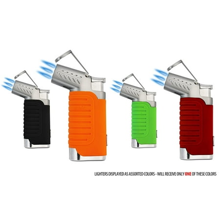 - Triple Torch Hammer Cigar Lighter - Assorted Colors By Spacely Sprockets Ship from US