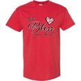 thumbnail image 3 of Inktastic Well Bless Your Heart with Floral Print T-Shirt, 3 of 5