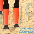 thumbnail image 4 of Horse Fly Boots, 4Pcs Fine Mesh Protective Horse Fly Leggings Leg Guards Horse Leg Wraps Splint Boots For Horses Breathable Horse Care Boots For Small, Medium, Large Horse, 4 of 7