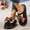 #0003-Black, variant on Women's Cozy House Slippers - Plush Knit Upper, Coral Lining, Memory Foam, Machine Washable, Non-Slip Sole - Ideal Gift for Women Gift