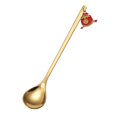 thumbnail image 1 of New Year Tableware Dessert Spoon Stirring Small Spoon Spoon New Year Gift Spoon, 1 of 2