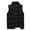 18# Black, variant on Huankd Men's Puffer Vest Lightweight Zip Up Sleeveless Jackets Outdoor Puffy Winter Outerwear for Running Golf Vermilion M