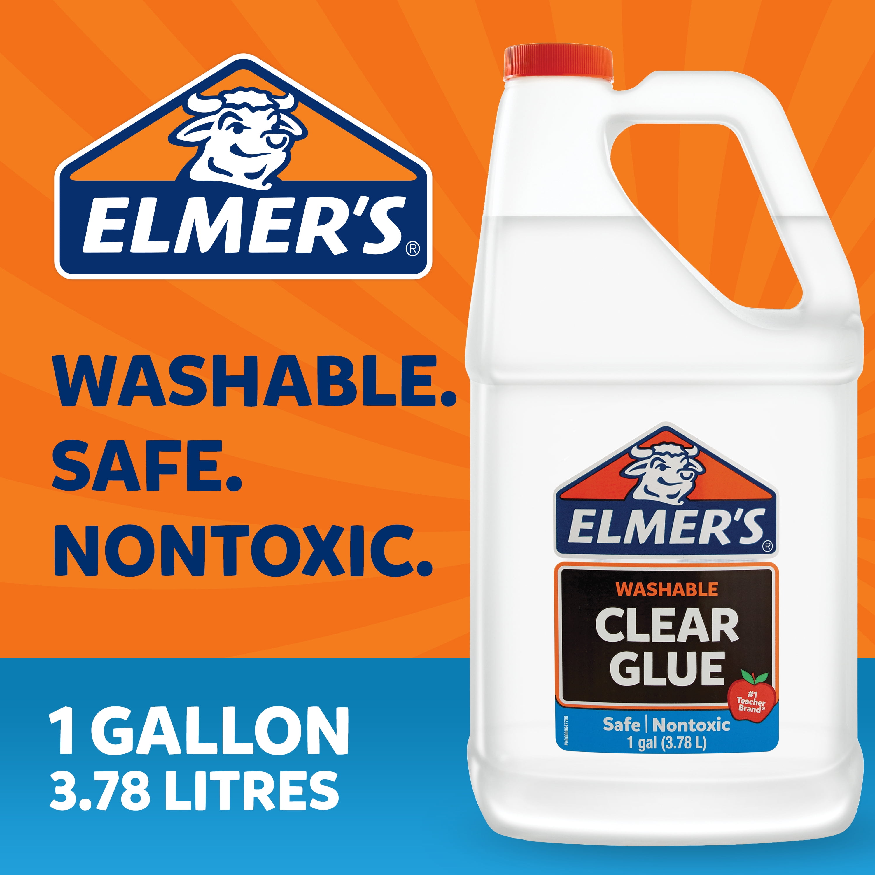 4 Wholesale Washable Clear School Glue 1 Gallon
