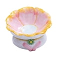 thumbnail image 4 of Ceramic Raised Cat Bowl Womerer y el alimentador Proteja el cuello para mascotas Extra anchos Anti -Vómitos para gatitos pequeños, medianos y grandes Rosa, 4 of 10