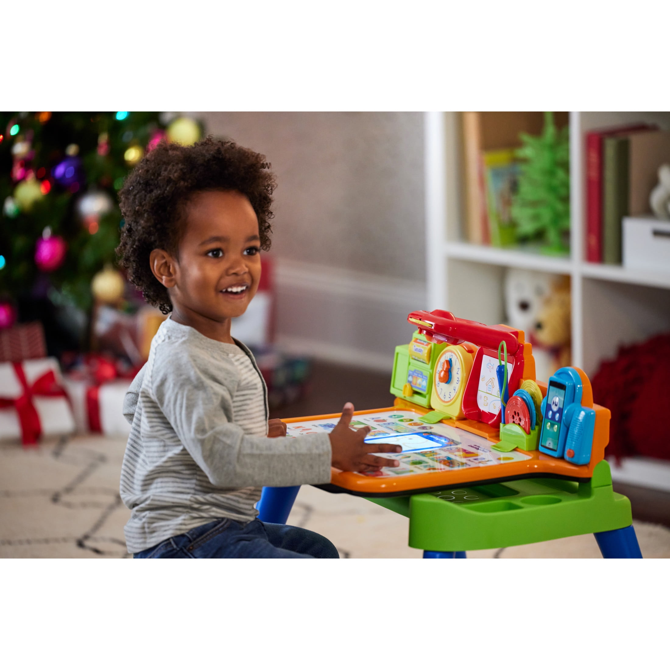VTech Get Ready for School Learning Desk, Multicolor, 22" Tall, Infant and Toddler Toy, Walmart Exclusive