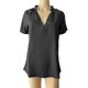 thumbnail image 1 of Women Shirts V Neck Short Sleeve Cotton Tops T-shirt Basic Tees, 1 of 4