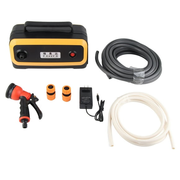 Lithium Battery Sump Pump Rechargeable Self Priming Dual Core Water Sump Pump for Agricultural Field Watering 100‑240V US Plug