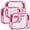 Red, variant on TSA Approved Toiletry Bag 3 Pack Clear Travel Bags for Toiletries Clear Makeup Bags for Women, Clear Toiletry bags Quart Size Clear Cosmetic Bag,Matte Rose Red