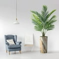 thumbnail image 3 of Artificial Palm Tree in Morden Planter, Fake Areca Tropical Palm Silk Tree for Indoor Outdoor Home Decoration - 66" Overall Tall (Plant Pot Plus Tree), 3 of 5