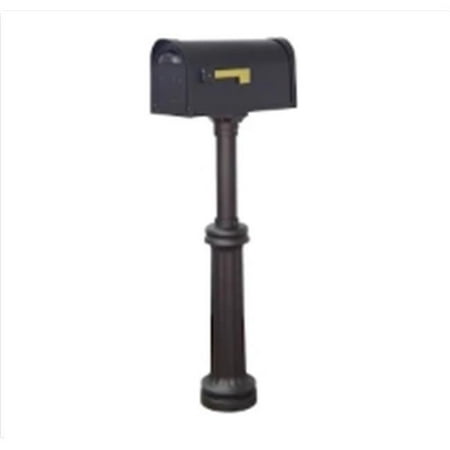 2 Door Post - Special Lite Products Classic Curbside Two Door Mailbox and Bradford Mailbox Post