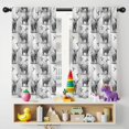 thumbnail image 5 of Blackout Kids Curtains,Gray Highland Cow Hummingbird Pattern Childrens Insulated Curtains Set Of 2,Bedroom Essentials,Toddler Room Decor 42"x54", 5 of 5