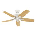 thumbnail image 3 of Hunter Fan Company 51083 Newsome Low Profile 42 Inch Ceiling Fan with 3 Lights, 3 of 6
