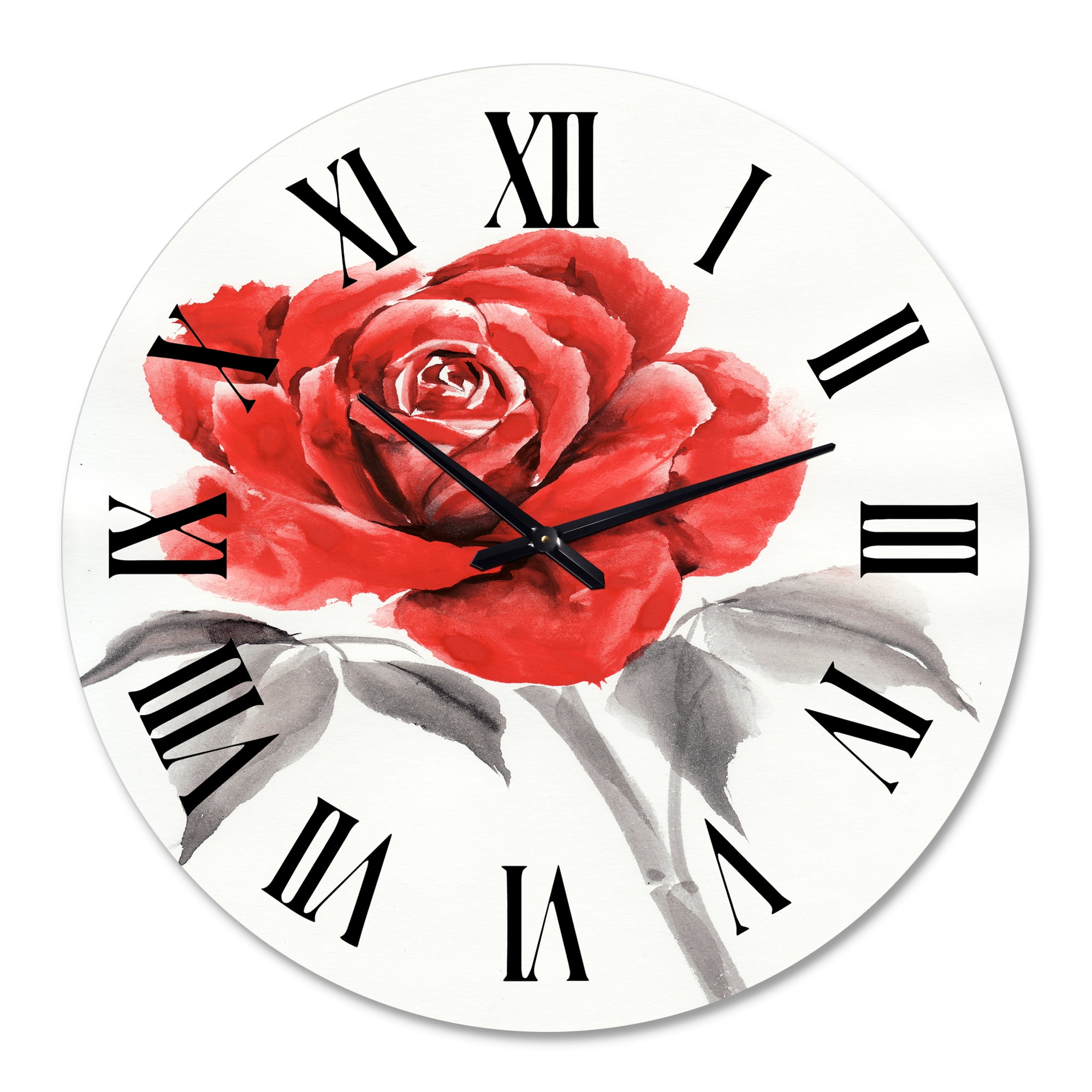 Designart 1 in Quartz Traditional Wall Clock