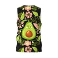 thumbnail image 2 of Rocae Avocado Keep Calm for Men's Basketball Jersey Lightweight and Breathable Athletic Tank Top,Quick-Drying Sports Jersey, 2 of 9