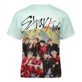 thumbnail image 2 of Boys Girls SKZ Stray Korea Ki T-Shirt Crewneck Short Sleeve Tee Shirt Tops for Kids Teens, 2 of 8