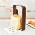 thumbnail image 2 of Bakeware Bread Bake Slicer Cutter Foldable Compact Kitchen Accessory for Homemade Loaf and Sandwiches, 2 of 4