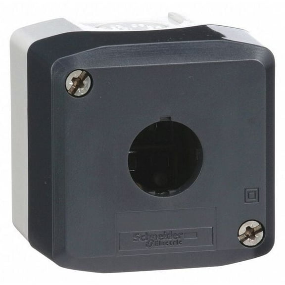 Schneider Electric Pushbutton Enclosure,2.68 in.,Plastic XALD01H7