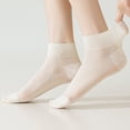 thumbnail image 5 of Lumtrix No Show Socks Womens Breathable Thin Ankle Socks Breathable Mesh Socks for Flats Office Work Complexion One Size, 5 of 6