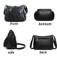 thumbnail image 3 of ELDA Monederos para mujer, carteras de piel sintética suave, bolso cruzado para mujer, bolso de hombro con múltiples bolsillos, 3 of 5
