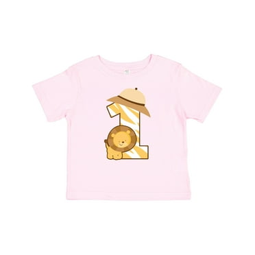 Inktastic Safari 1st Birthday Jungle Animal 1 Year Old Boys or Girls Baby T-Shirt