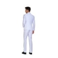 thumbnail image 7 of Men's 3 Pieces Suit Elegant Solid Two Button Slim Fit Single Breasted Party Blazer Vest Pants Set, 7 of 7