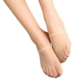 thumbnail image 5 of Sheer Mesh Toe Top Socks Not Show Liner Half Socks for Women Seamless Grip Nonslip Socks Invisible Toe Covers Socks, 5 of 9