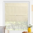 Chicology Cordless Roman Shades, Runway Tan (Light Filtering) 23"W X 64