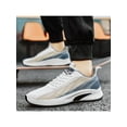 thumbnail image 4 of Frontwalk Men Athletic Shoes Fitness Workout Running Shoe Sport Sneakers Gym Comfort Trainers Mens Knit Upper Walking White 10.5, 4 of 9