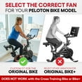 thumbnail image 6 of Fan for Original Peloton Bike - Accessories for Peloton - Fits Original Peloton Bike - No Batteries or Charging Required, 6 of 8