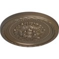 thumbnail image 3 of Ekena Millwork 11 1/2"OD x 1"P Palmetto Ceiling Medallion, Hand-Painted Warm Silver, 3 of 7